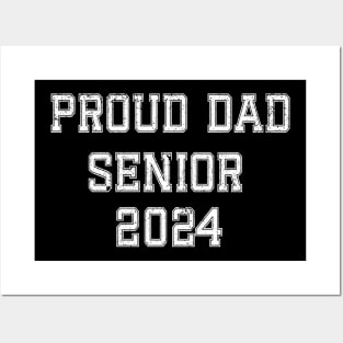 Proud Dad Of A 2024 Senior Graduate Family Graduation Posters and Art